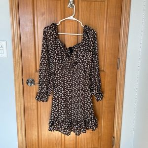 Very cute brown floral dress
